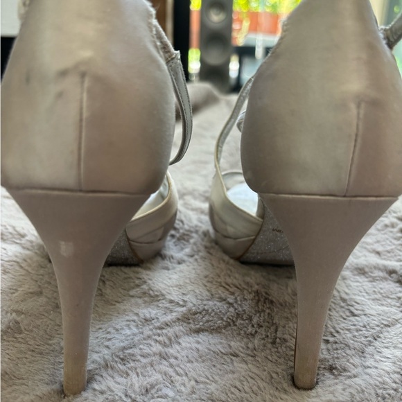 Nine West dress heels WORN ONCE- for my wedding! - Picture 4 of 4